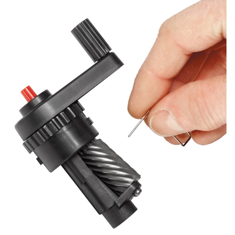 WESTCOTT puntenslijper handmatig 1-gaats zwart